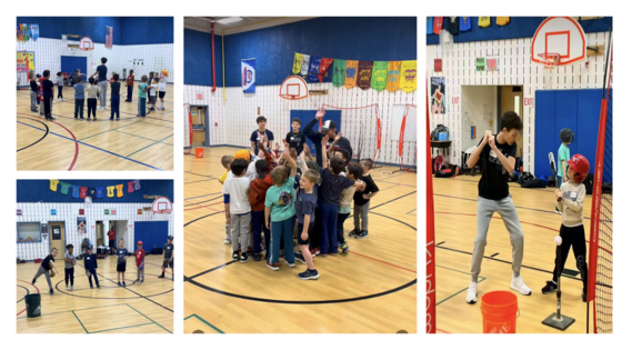 pictures of youth learning baseball