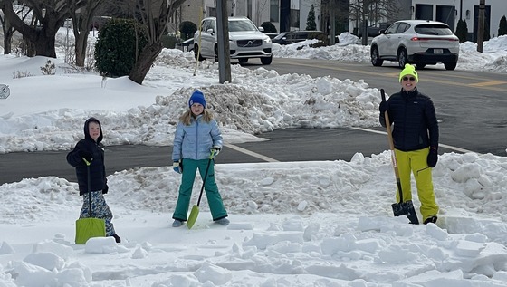 snow shoveling
