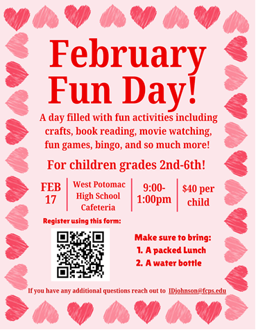 West Potomac High School February Fun Day