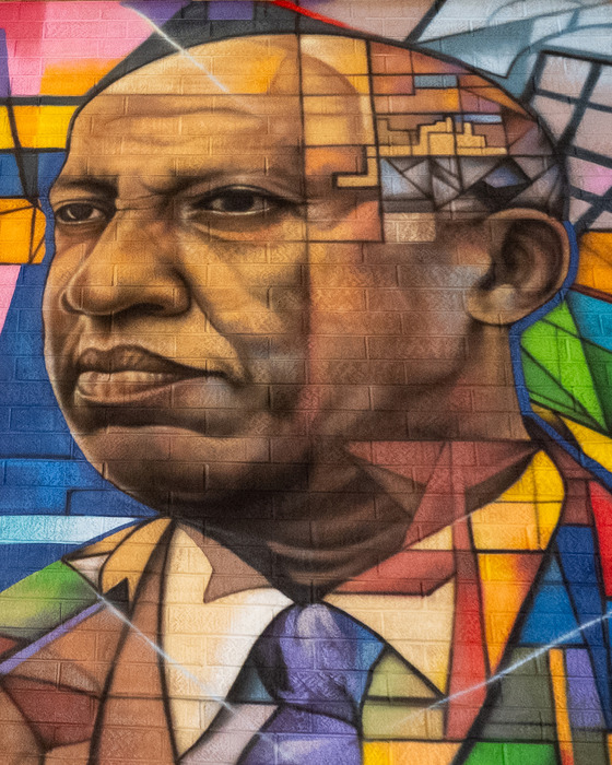 Mural of Carter G. Woodson