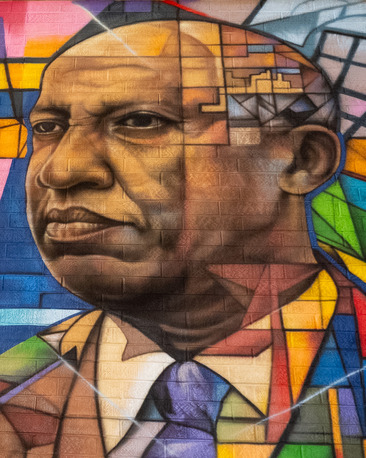 Mural of Carter G. Woodson