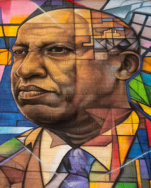 Mural of Carter G. Woodson