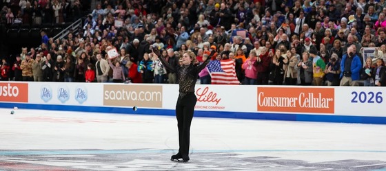 Olympian on the ice