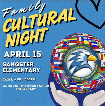Sangster's Annual Family Cultural Night April 15