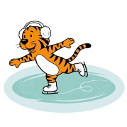 Skating Tiger 