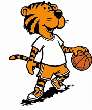 Terry Playing Basketball