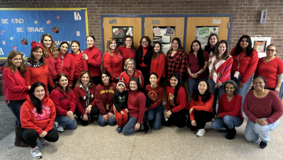 At ATES,  we wear our hearts on our sleeves both literally and figuratively by wearing red for Heart Health Month.