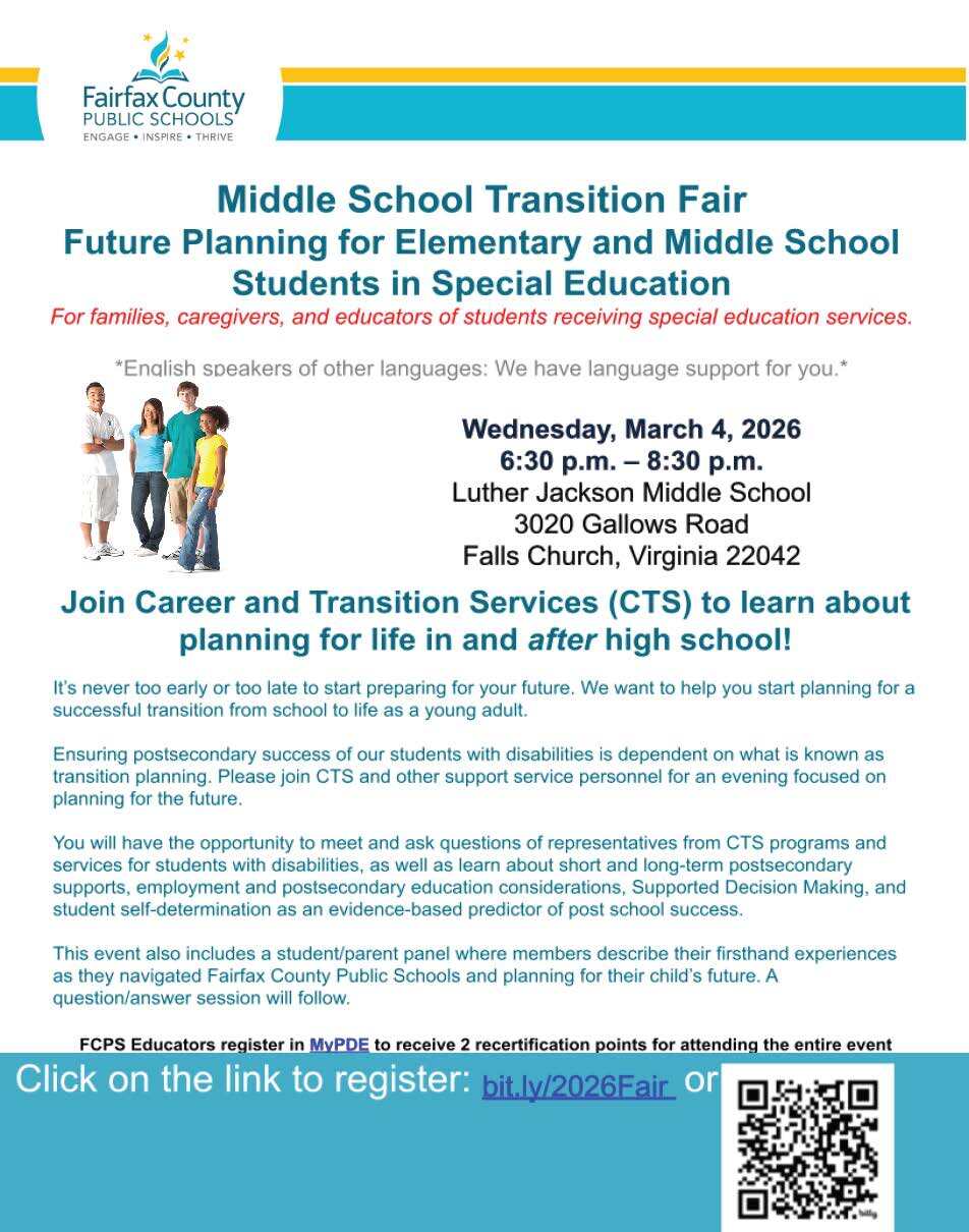 Middle School Transition Fair