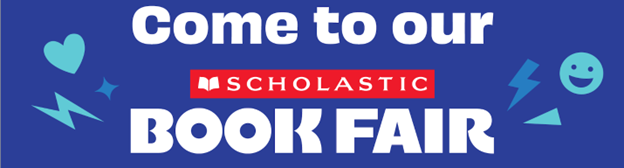 banner reads come to our book fair