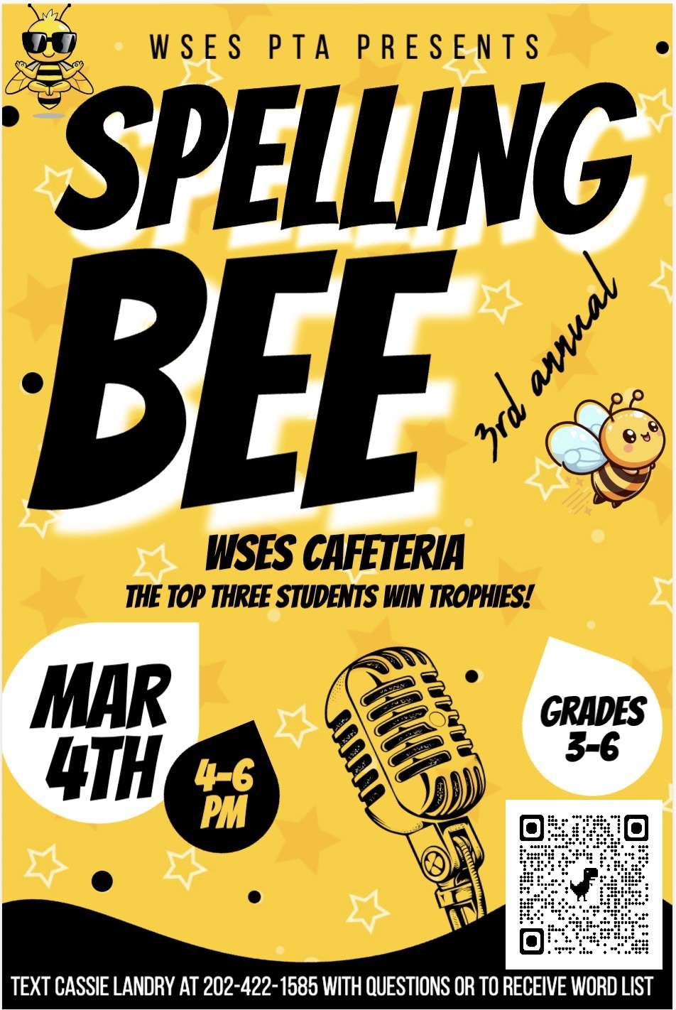 spelling bee flyer