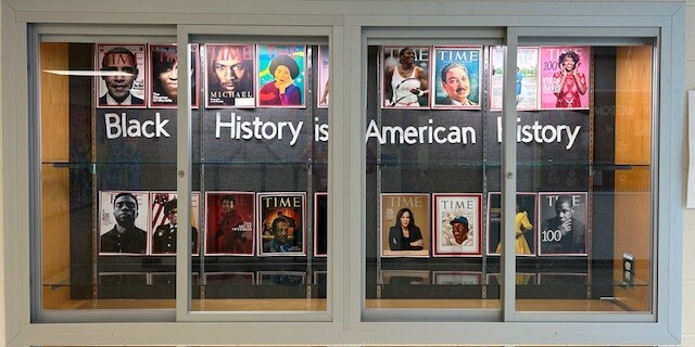 Black history month bulletin board