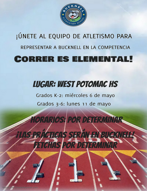 Track and field meet flyer