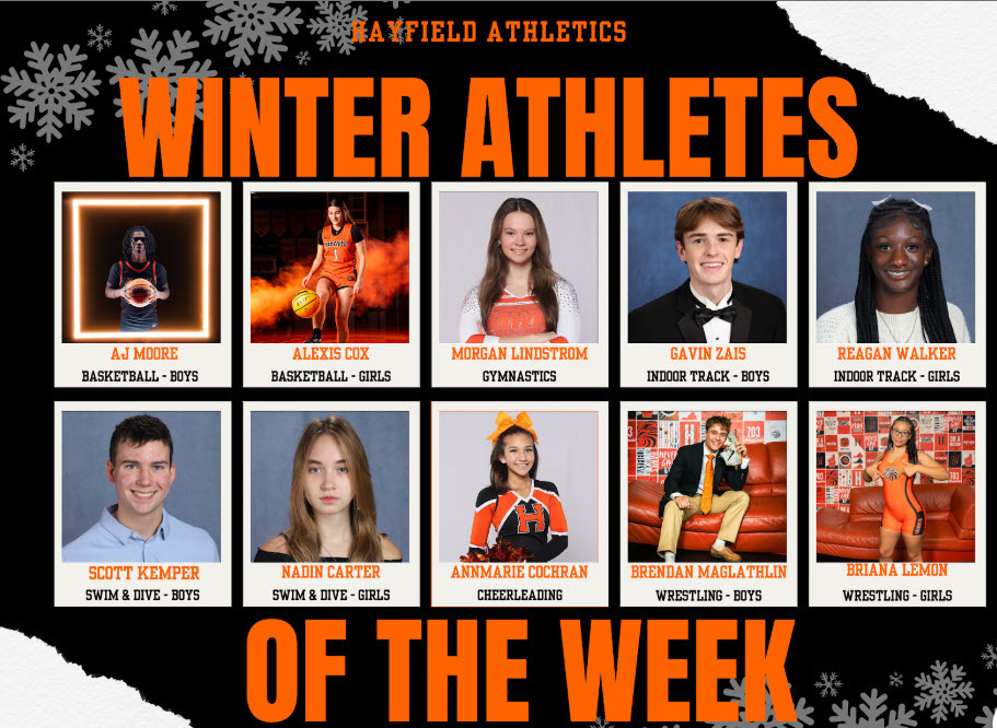 student athletes of the week