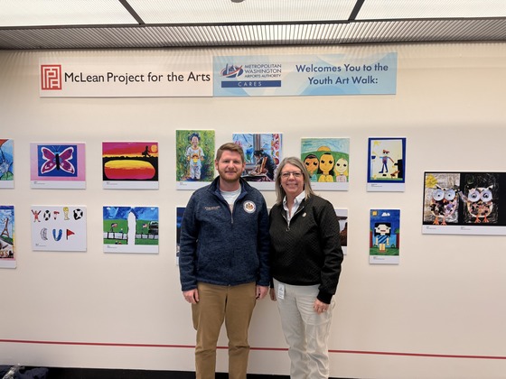 Kyle and Robyn at the Dulles Art Walk