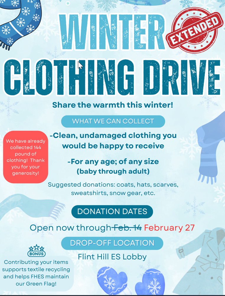 FHES Winter Clothing Drive