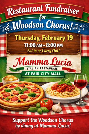 Woodson Chorus Fundraiser