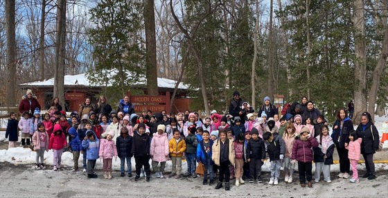 Kindergarten field trip to Hidden Oaks