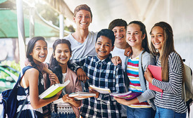 high school kids and middle school