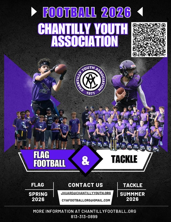 Chantilly flag football flyer