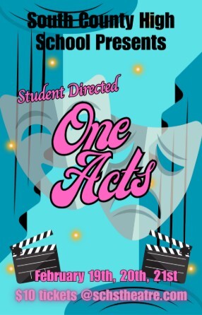 South County One-Act Play Festival Flyer