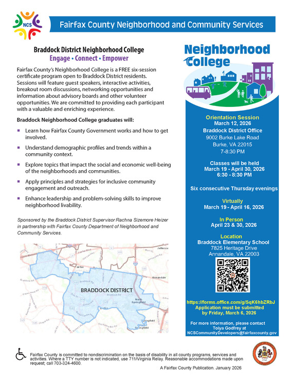 Braddock District Neighborhood College