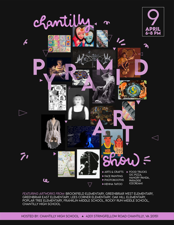 chantilly pyramid art show