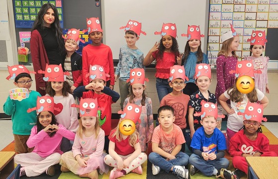 First Graders celebrate Love!
