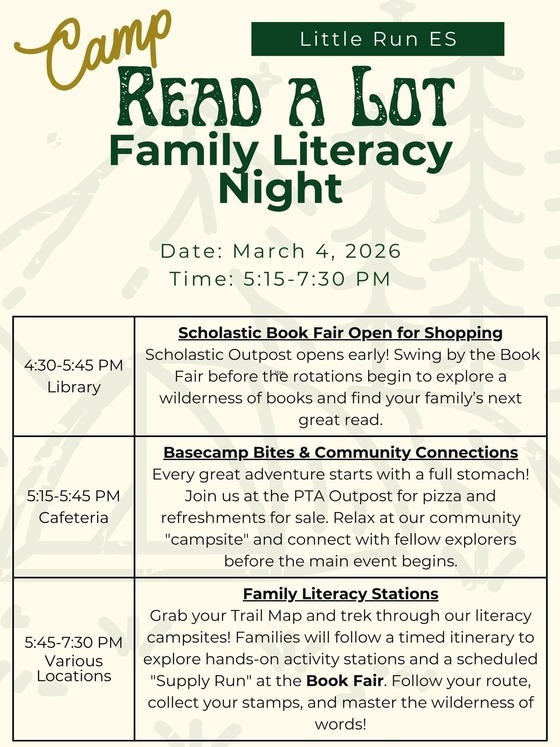 Camp Read a Lot - Literacy Night