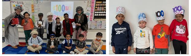 Our students and staff had a wonderful time celebrating 100 days of school!