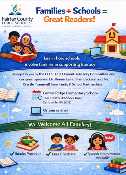 Family Engagement Session on Literacy Flyer