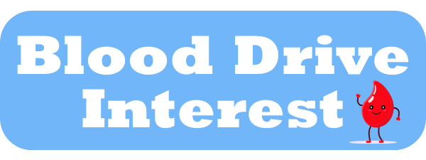 Button that says Blood Drive Interest