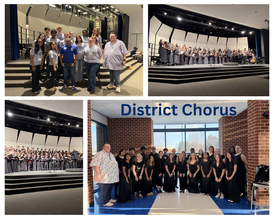 students at district chorus