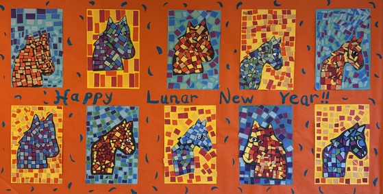 image of art in celebration of Lunar New Year
