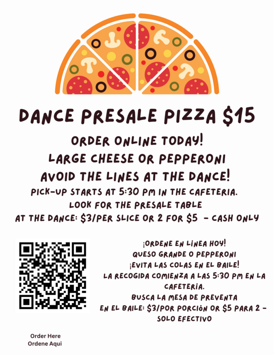 Spring Dance Pizza