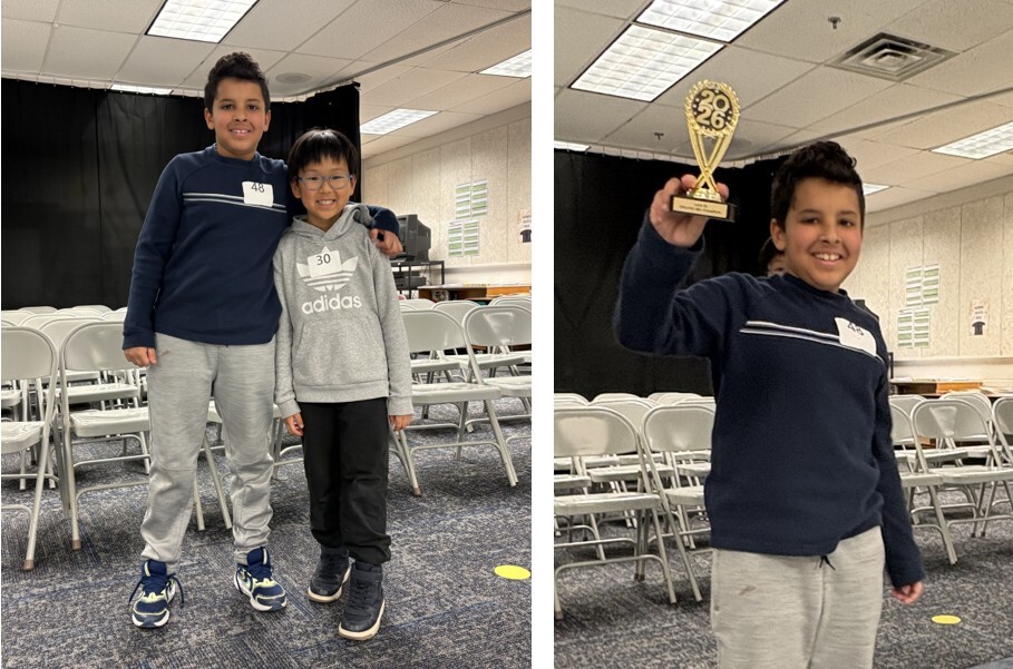 Spelling Bee winner and runner up