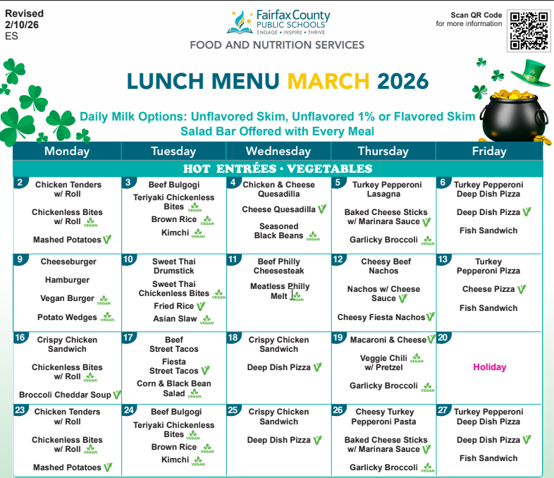 Lunch Menu