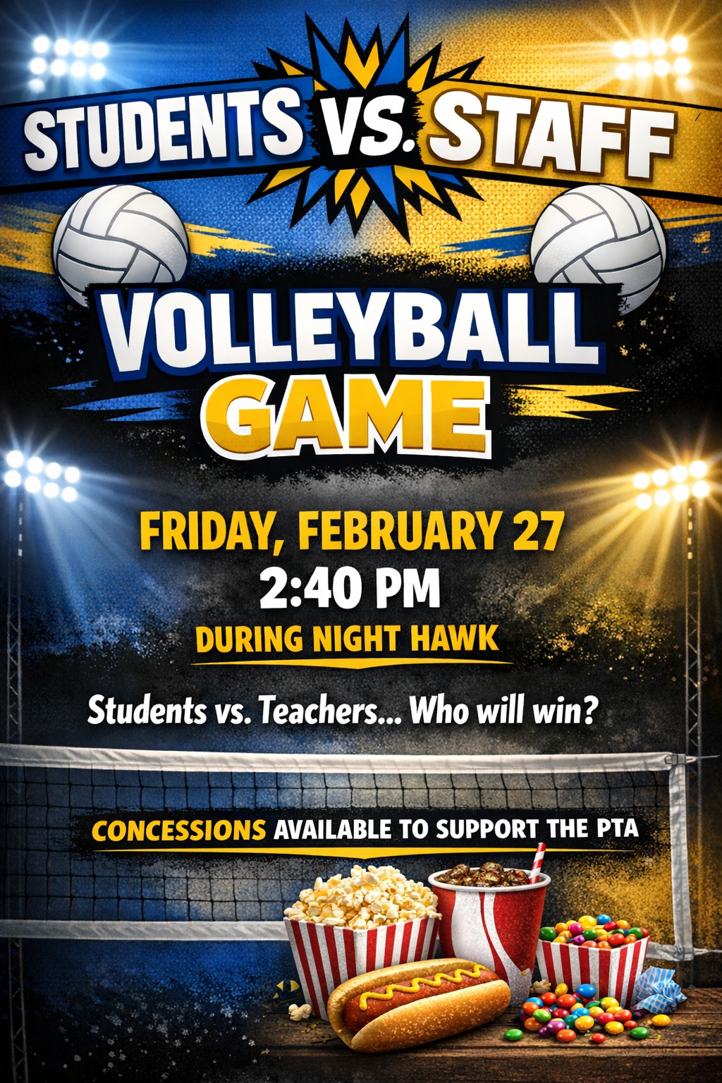 PTAs Volleyball Flyer