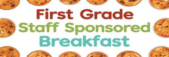 banner for 1st grade PTA breakfast