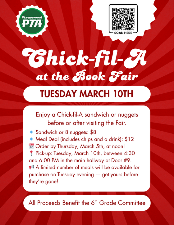 PTA Chick-fil-A Sale
