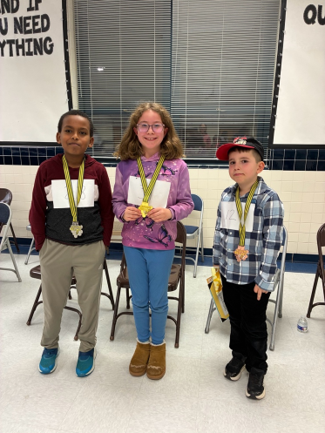 Hunt Valley Spelling Bee finalists