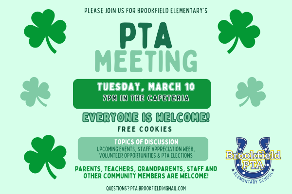 PTA Meeting in Cafeteria