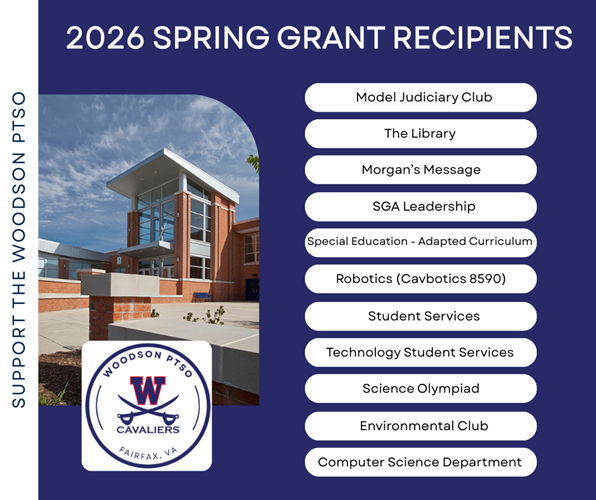 PTSO Grant recipients