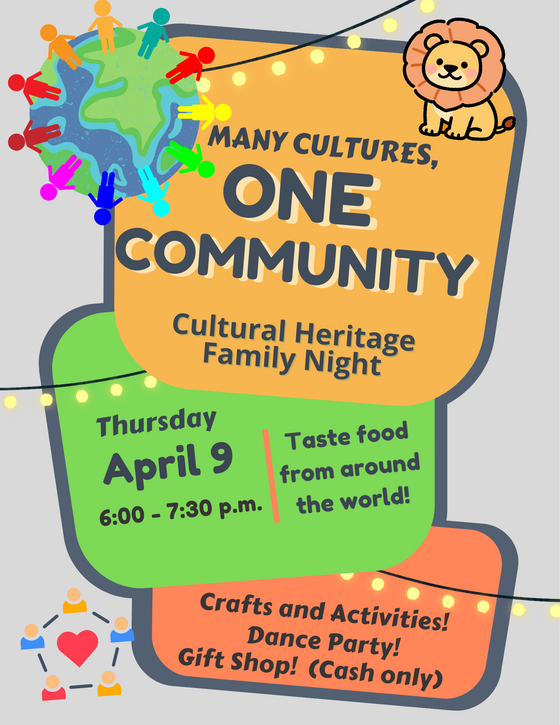 cultural night flyer - english