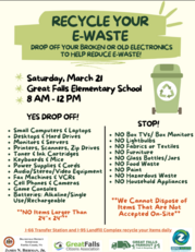 Community E-Waste Event in Great Falls