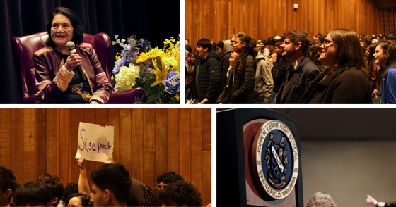Kyle and Delores Huerta at Lewis HS