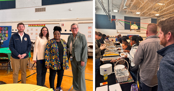 Kyle at West Potomac Soul Food Lunch