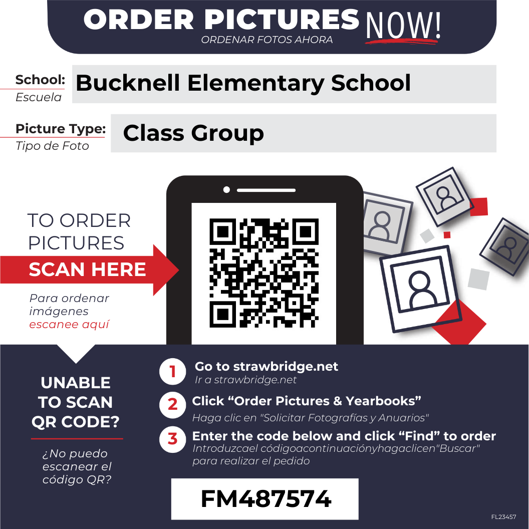 Class group photo flyer