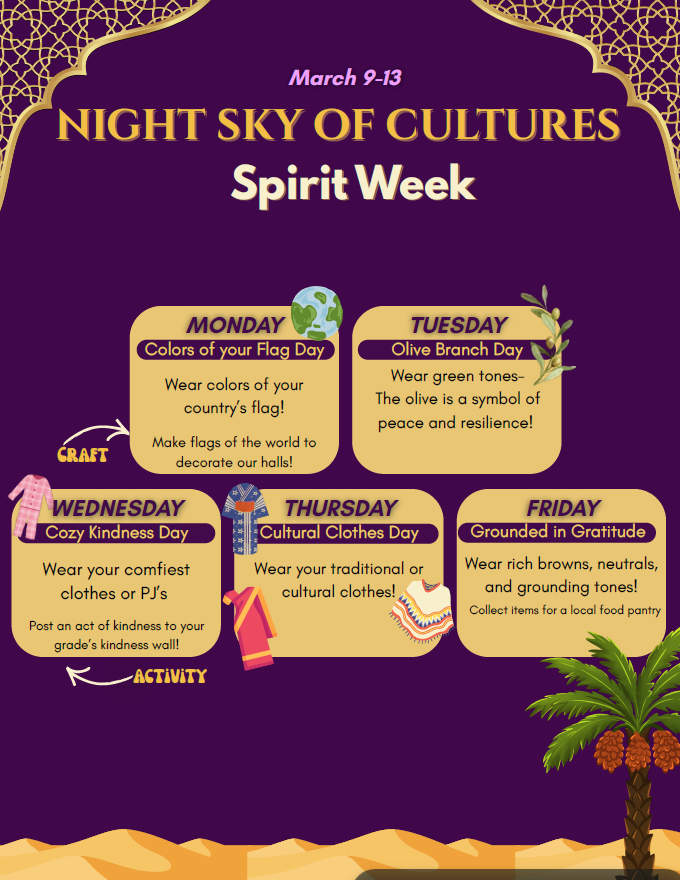 Update Cultural Spirit Week