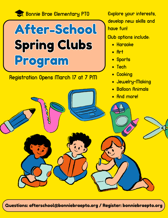 Spring After School Clubs