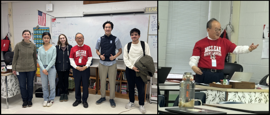 Students listening to a speaker at the high school NEAR club meeting